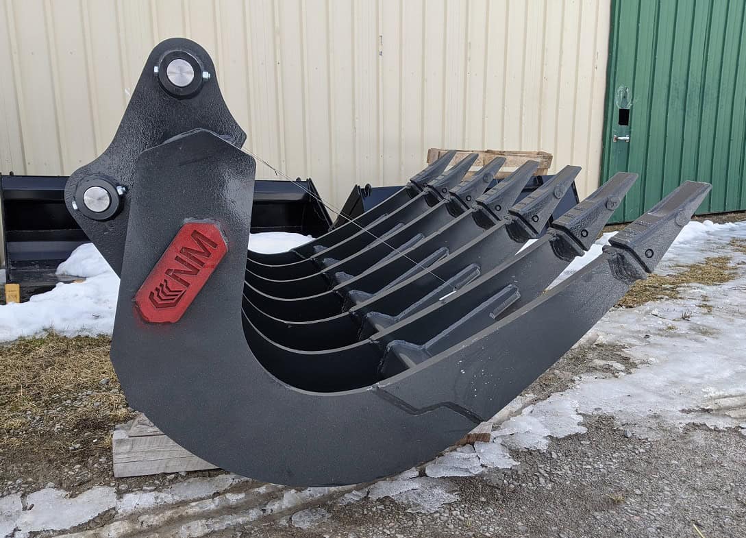 Excavator Root Rakes - Bobcat, Case, CAT, Deere, Kubota, Komatsu, JCB ...